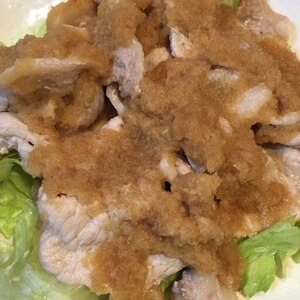 さっぱり大根おろしとポン酢の冷しゃぶサラダ